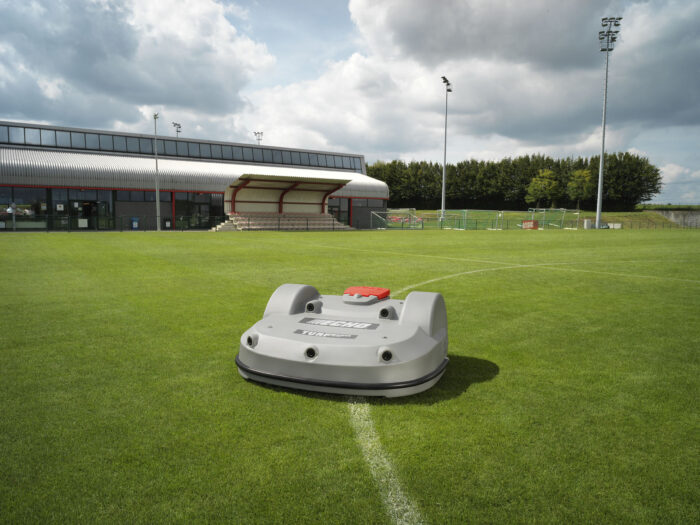 TM-2050 on a football pitch